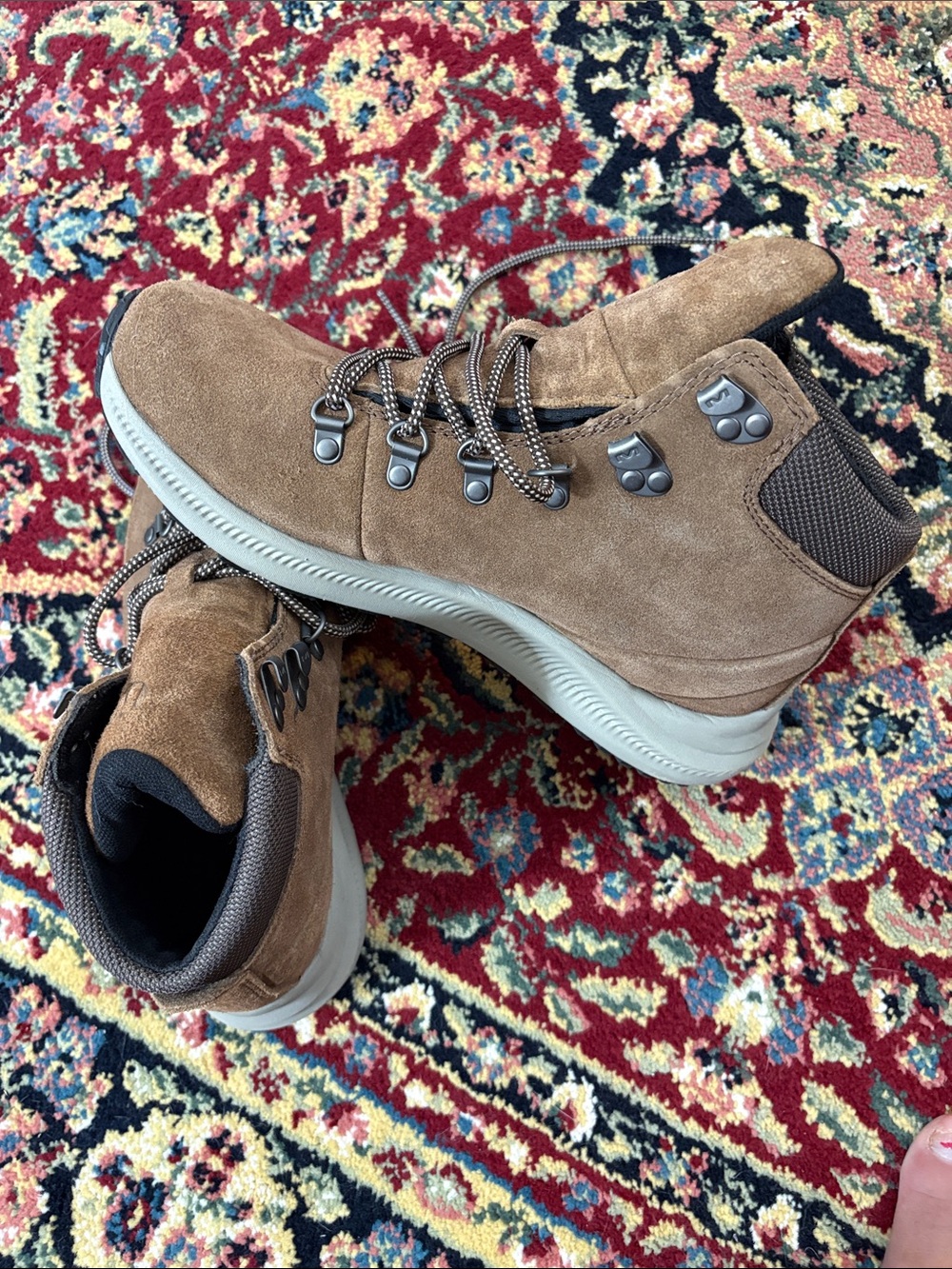 Merrell Suede Lace-Up Hiker Boot in Brown